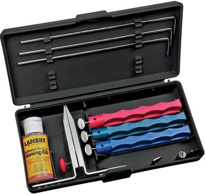 Lansky Standard Coarse Sharpening System with Fine Hones One Size, Multicolor