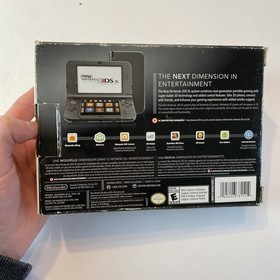 NICE Console Nintendo New 3DS XL Black In Box With US Model
