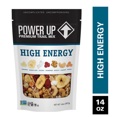 Power Up High Energy Trail Mix 14oz, Gluten-Free, Vegan, Non-GMO
