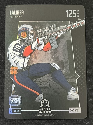 2024 Bo Jackson Battle Arena Caleb Williams Caliber BATTLEFOIL Steel 1st Edition