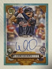 William Contreras 2022 Topps Gypsy Queen Auto Autograph Blue /99 Braves Brewers