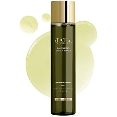 d'Alba Italian White Truffle Mild Skin Balancing Vegan Toner, Hydrating and