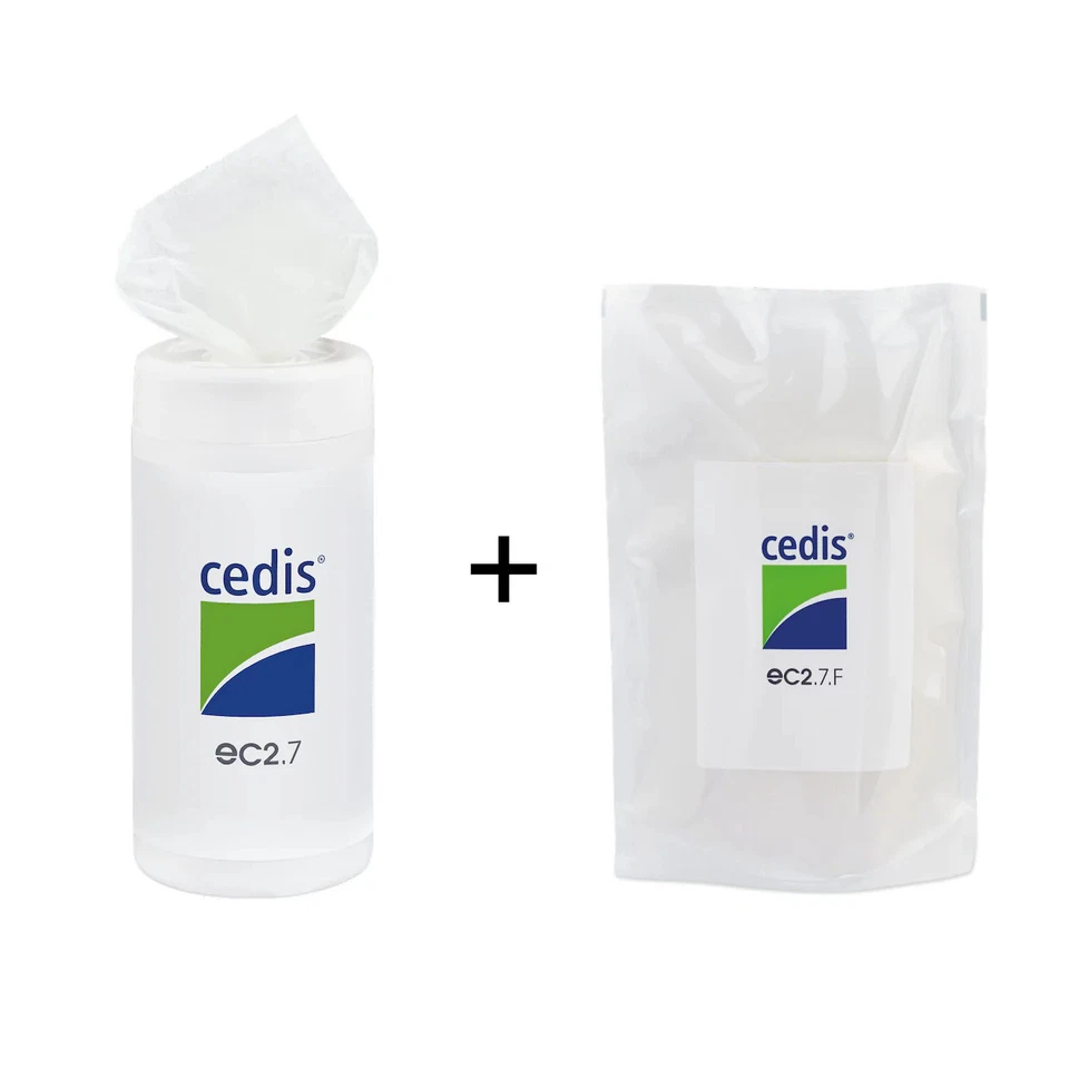 Cedis Reinigungstücher (90 Stück) + Nachfüllpack (90 Stück)