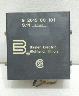 BASLER ELEKTRISCHER REGLER 9261500101 9 2615 00 101 SN- 2846 USA