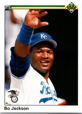 1990 Upper Deck Baseball Bo Jackson Kansas City Royals Base All-Star #75