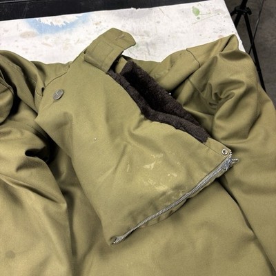 US Military Vintage 1950s Zip Hood Civilian B-9 Parka Jacket Mens