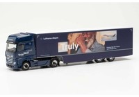 Herpa 317054 Mb Actros Gigaspace Verkl. Koffer-Sattelzug, 1:87 / H0