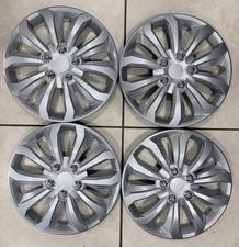 14 Steel Wheel Cover Set 4 Plastic Covers Hub Cap Alloy Look Snap On
