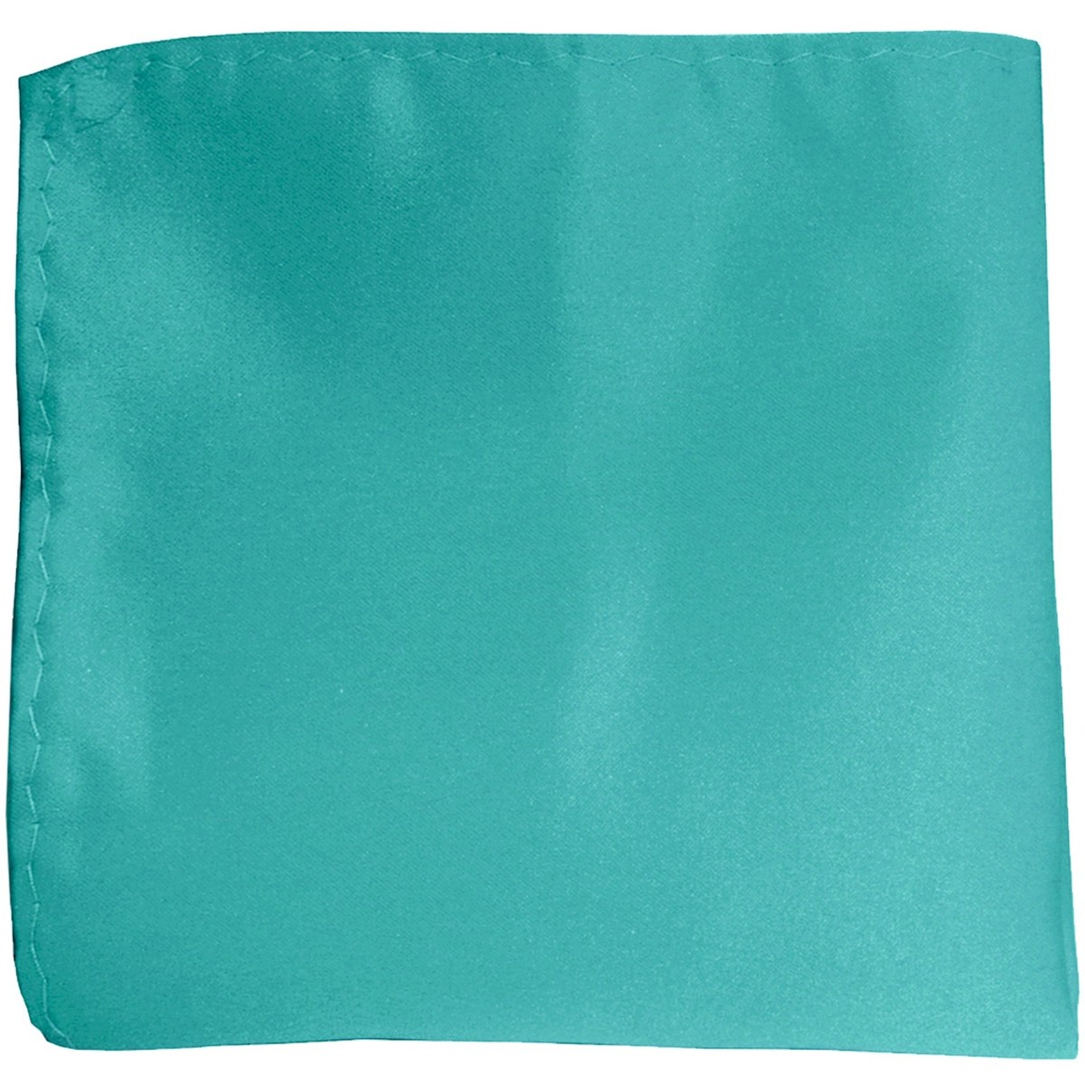 New Men's Polyester pocket square hankie only aqua blue prom