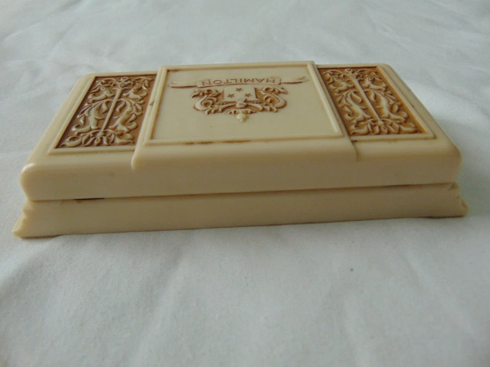 vintage celluloid Hamilton watch presentation box - Image 4 of 4
