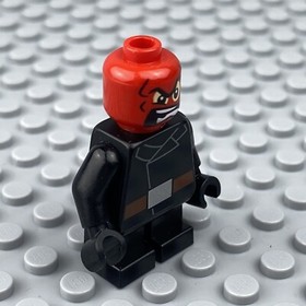 LEGO Red Skull Minifigure Short Legs Marvel Avengers sh251 76065