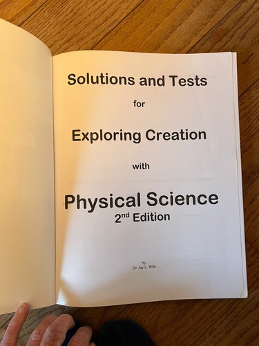 Exploring Creation with Physical Science Textbook and Solutions & Tests 2nd Ed - Picture 6 of 10