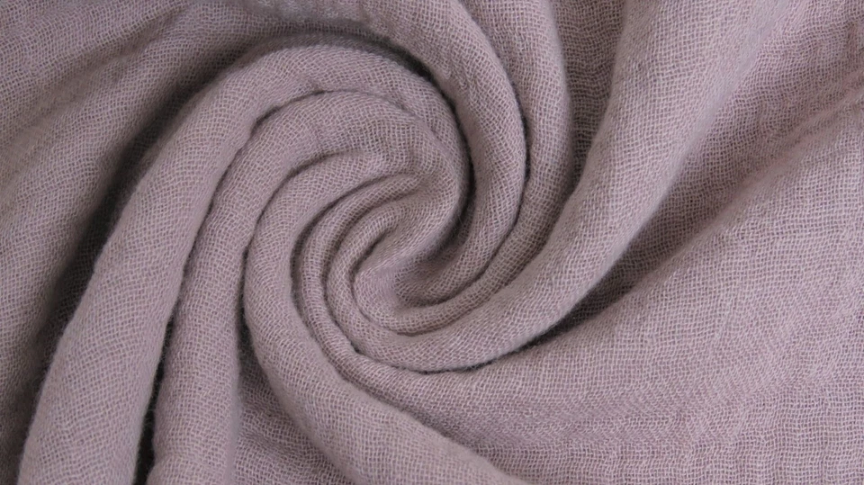 Musselin Stoff Baumwolle einfarbig 130 cm pflegeleicht hochwertig Meterware - Bild 2 von 2