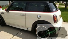 Mini Red De-chrome Beltline Kit all models Cooper, JCW, GP, Chilli RED Belt Line