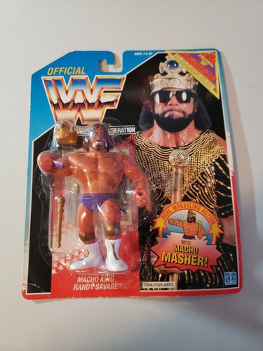 WWF Hasbro MOC Macho King Randy Savage Series 2...