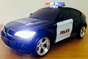 rc police car with lights and siren