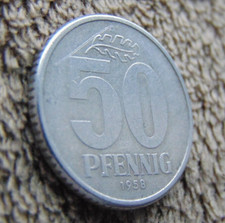 Monety, moneta ponad 50 fenigów, NRD, 1958 * A * rok !!!!
