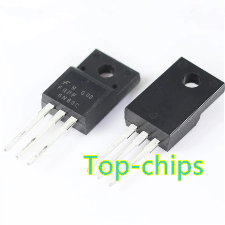 5 PCS FQPF6N80C FQPF6N80 6N80C 800V N-Channel MOSFET TO-220F FSC New | eBay