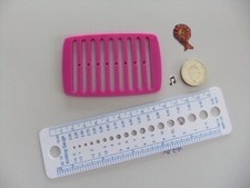 Starrer Webstuhl Inkle Webstuhl 8 L&ouml;cher Band Weben Wikinger Handwerk &Ouml;koKunststoff NEU