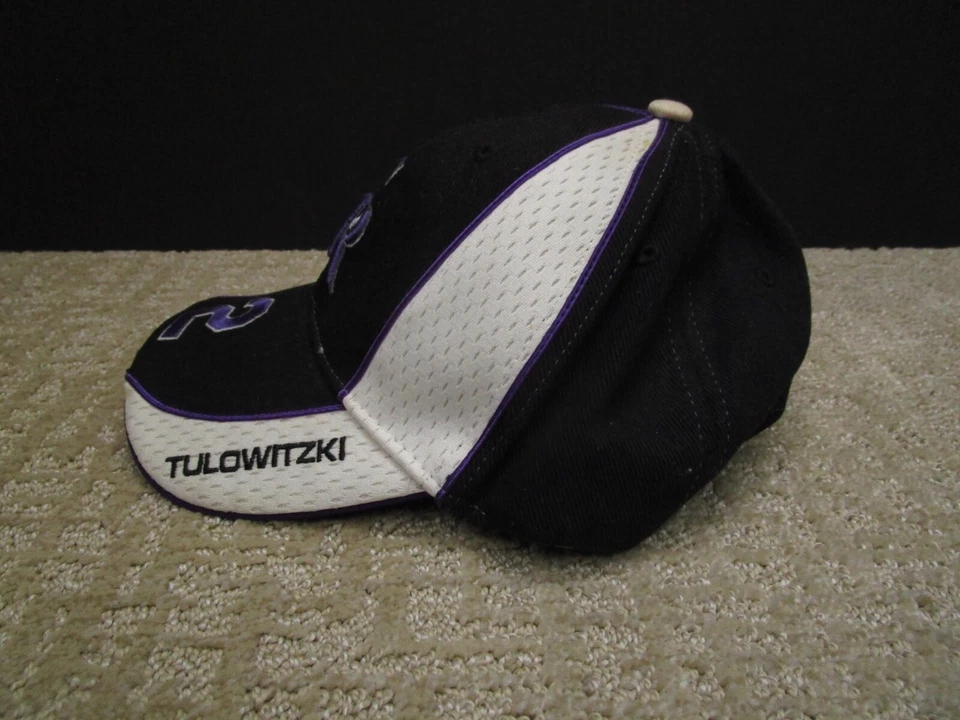 Gorra Colorado Rockies Sombrero Correa Trasera Niños Negro Blanco Troy Tulowitzki Bordada Foto 2 de 4