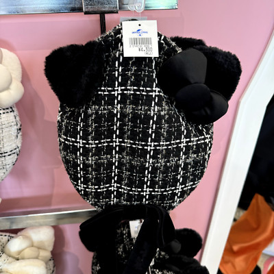 USJ Hello Kitty Beret Black Ribbon Universal Studios Japan Stylish Limited New
