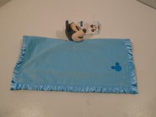 Disney Baby Mickey Mouse Blankee Lovey Security Cuddle Blue New