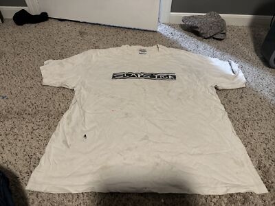 Vintage 90s Slapstick Ska Punk White Tee Shirt Size Large Original  Xl