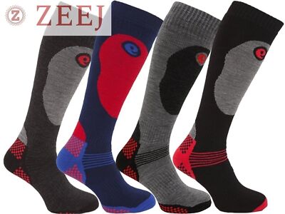 Herren Thermo Ski, Reiten Lange Hose Attraktive Winter Socken 6-11 EUR 39-45