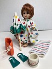 Vtg 1950s Vogue Ginny Bkw Doll w/Fun Clothes & Accessories