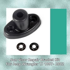 For 1997-2002 Jeep Tj Wrangler Bolt-on Sun Visor Mount Clip Repair Bracket Kit
