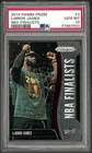 2019 PANINI PRIZM NBA FINALISTS BASKETBALL CARD #3 LEBRON JAMES PSA 10 CAVALIERS