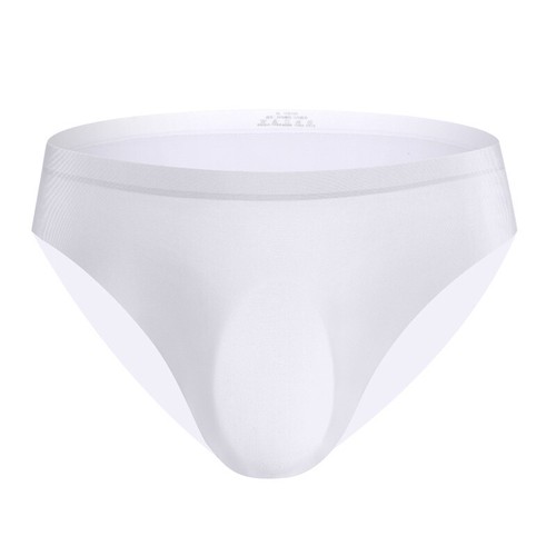 Hombres Calzoncillos Delgados Sexy Jacquard Ropa Interior Cintura Baja Seda Hielo Transparente Bragas - Imagen 9 de 23