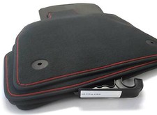 NEU Fußmatten passend Audi A3 S3 RS3 8Y Premium Velours Matten Rot Autoteppich 4