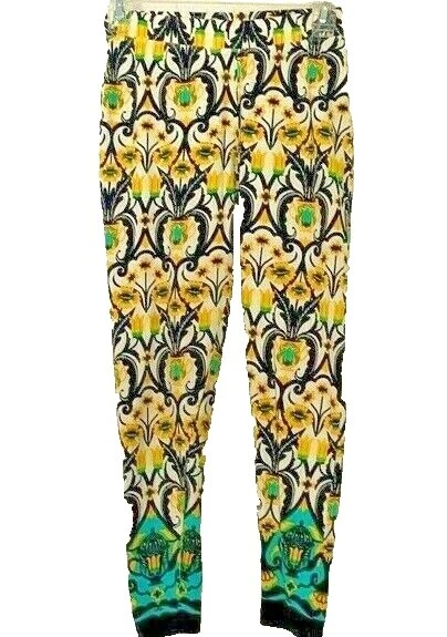 Mezcla de algodón Paisley Leggings para Mujer
