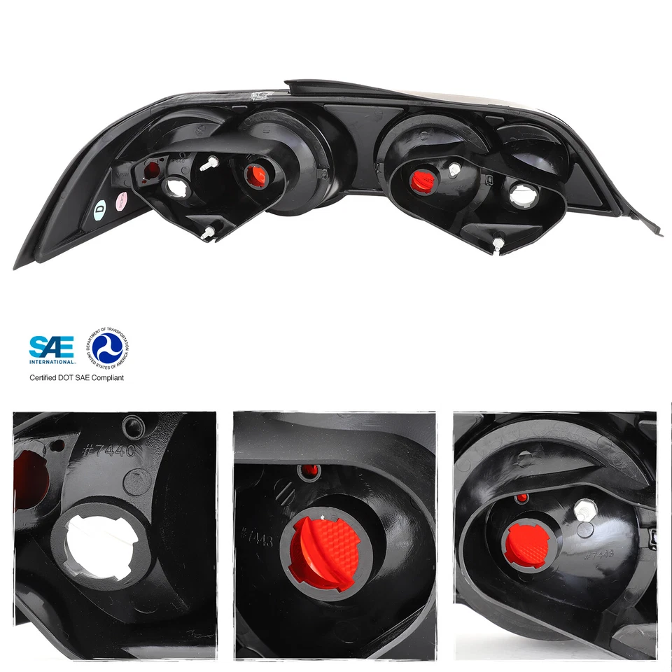 Подходит для 02–04 Acura RSX Integra DC5 TYPE-S i-VTEC Sport Coupe черный задний тормозной фонарь - Изображение 2 из 4