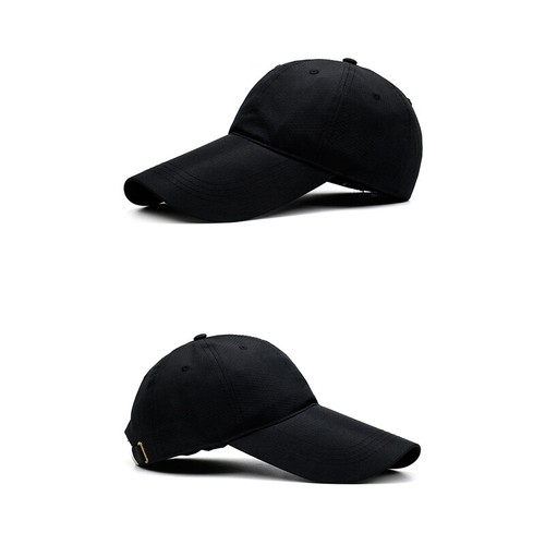 Plain Baseball Cap Unisex Super Extra Long 4.3" Bill Trucker Mesh Hat Adjustable - Picture 7 of 19