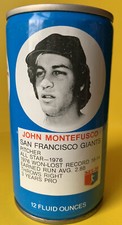 1977 John Montefusco San Francisco Giants RC Cola can vintage baseball Royal mlb