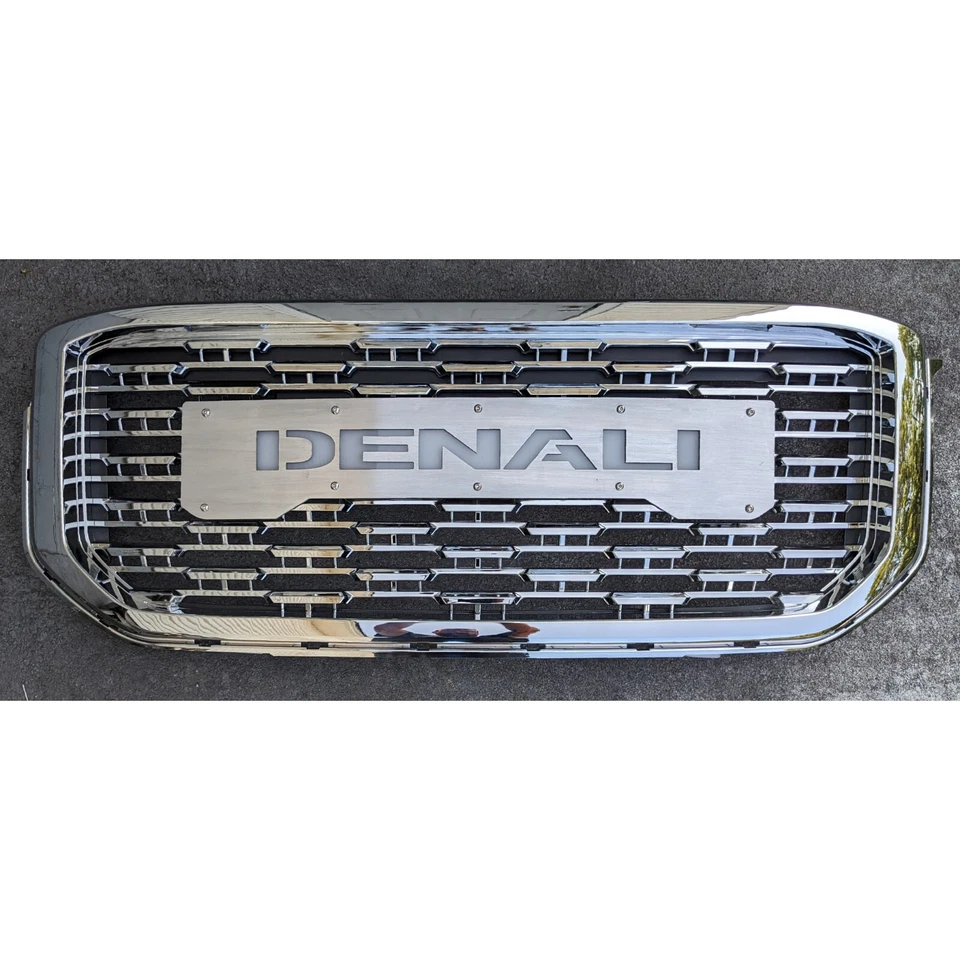 GMC Yukon Denali 2015-20 hágalo usted mismo blanco LED retroiluminado letra insignia kit *Leer descripción Foto 4 de 4