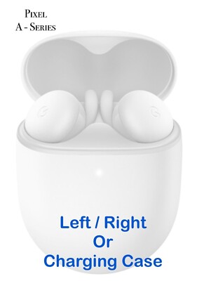 Google Pixel Buds A-SERIES Wireless Headset Left/Right/Charging Case - Excellent