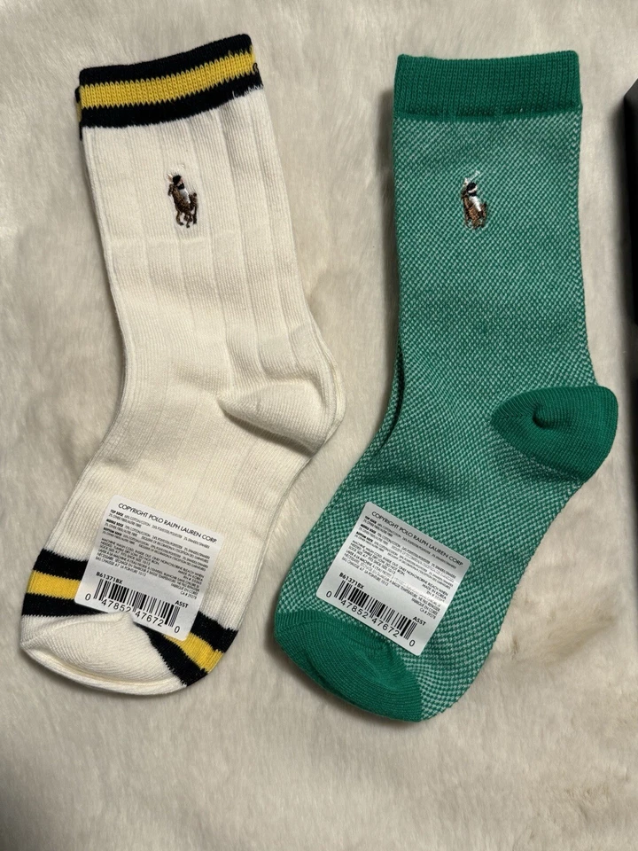 New Ralph Lauren Kid’s Socks Size 4-7 - Image 4 of 4