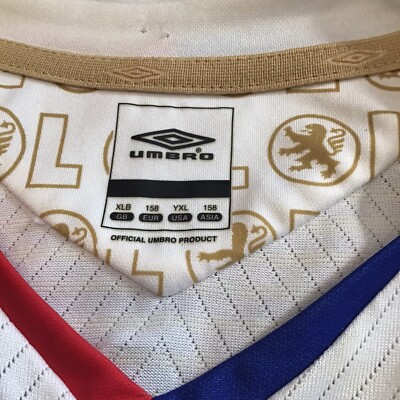 Official Umbro Olympique Lyon Lyonnais Soccer Kit Jersey Shaun