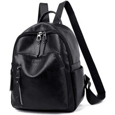 Leather Backpack Faux Leather Backpack Rucksack Travel Bag for Women Handbag