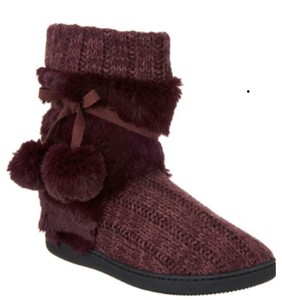 muk luks faux fur boots