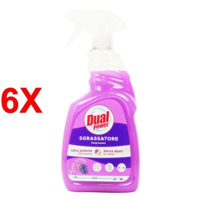6 X Dual Power Ultra Degreaser Lavender Trigger 750 Ml