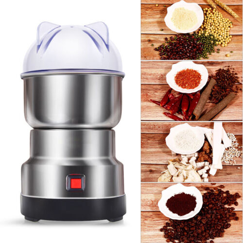Electric Coffee Grinder Grinding Milling Bean Nut Spice Masala Multifunction 