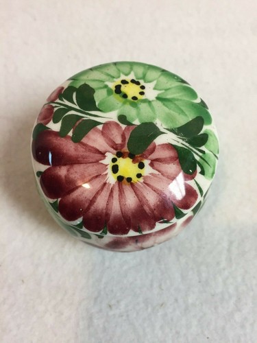 Scatole Bevande Vintage - Ceramica Floreale / Cristallo Farfalla / Coalport Egiziano - Foto 2 di 7