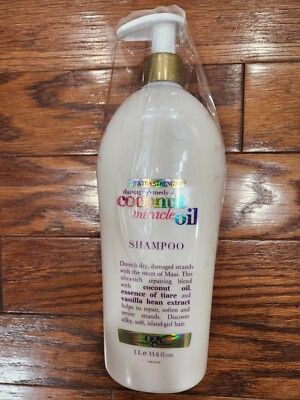 NEW SHAMPOO COCONUT OIL MIRACLE EXTRA STRENGTH DAMAGE REMDY 33.8 FL OZ 1 LT.