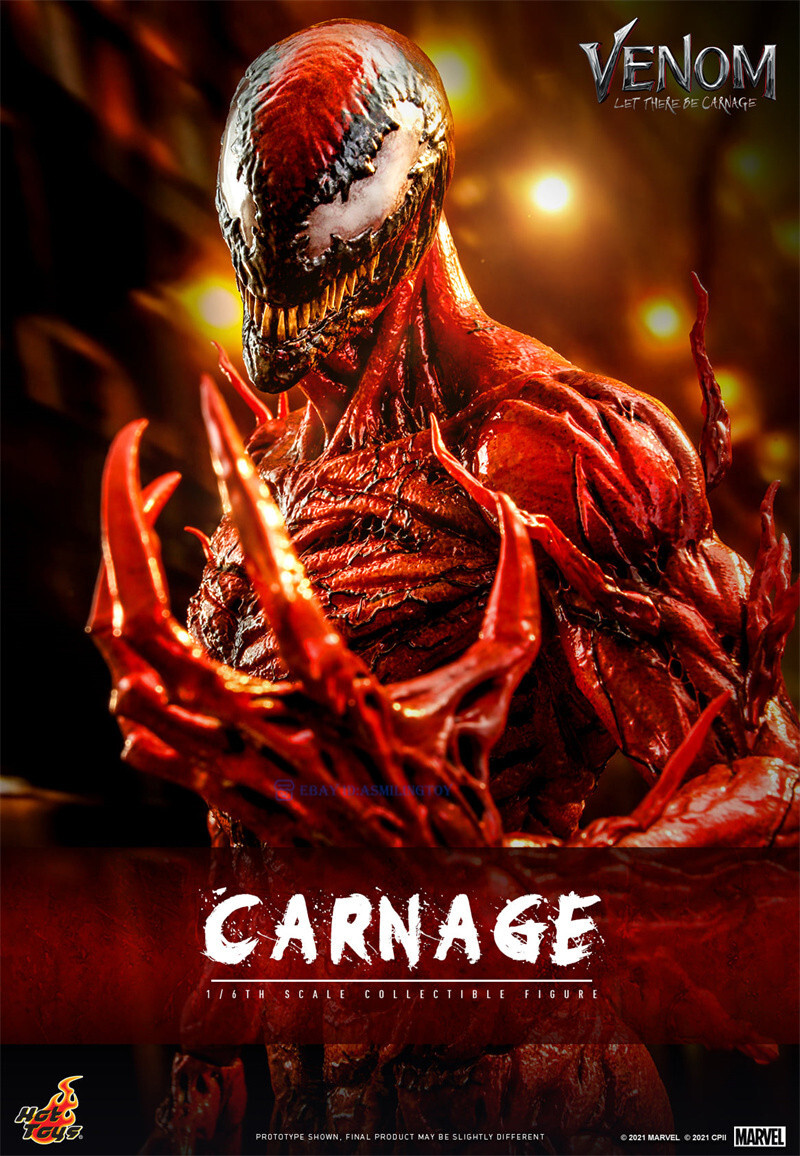 HOTTOYS HT MMS619 Carnage Venom 1/6 Action Figure Standard Ver In
