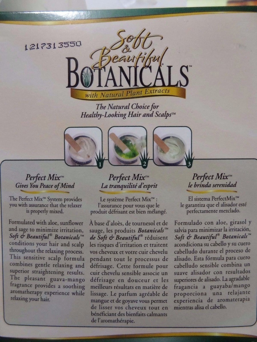 Soft & Beautiful Botanicals Regular No-Lye Sensitive Scalp Relaxer - Fabulous