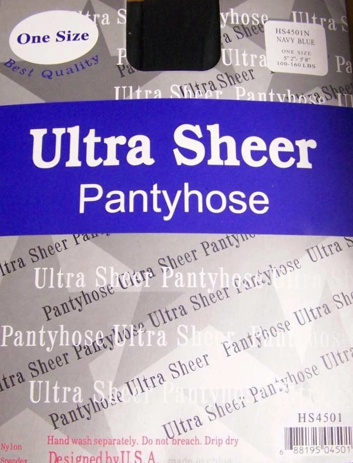 Lote de 5 paquetes--Pantimedias ultra transparentes talla única tamaño queen medias de nailon Foto 3 de 4
